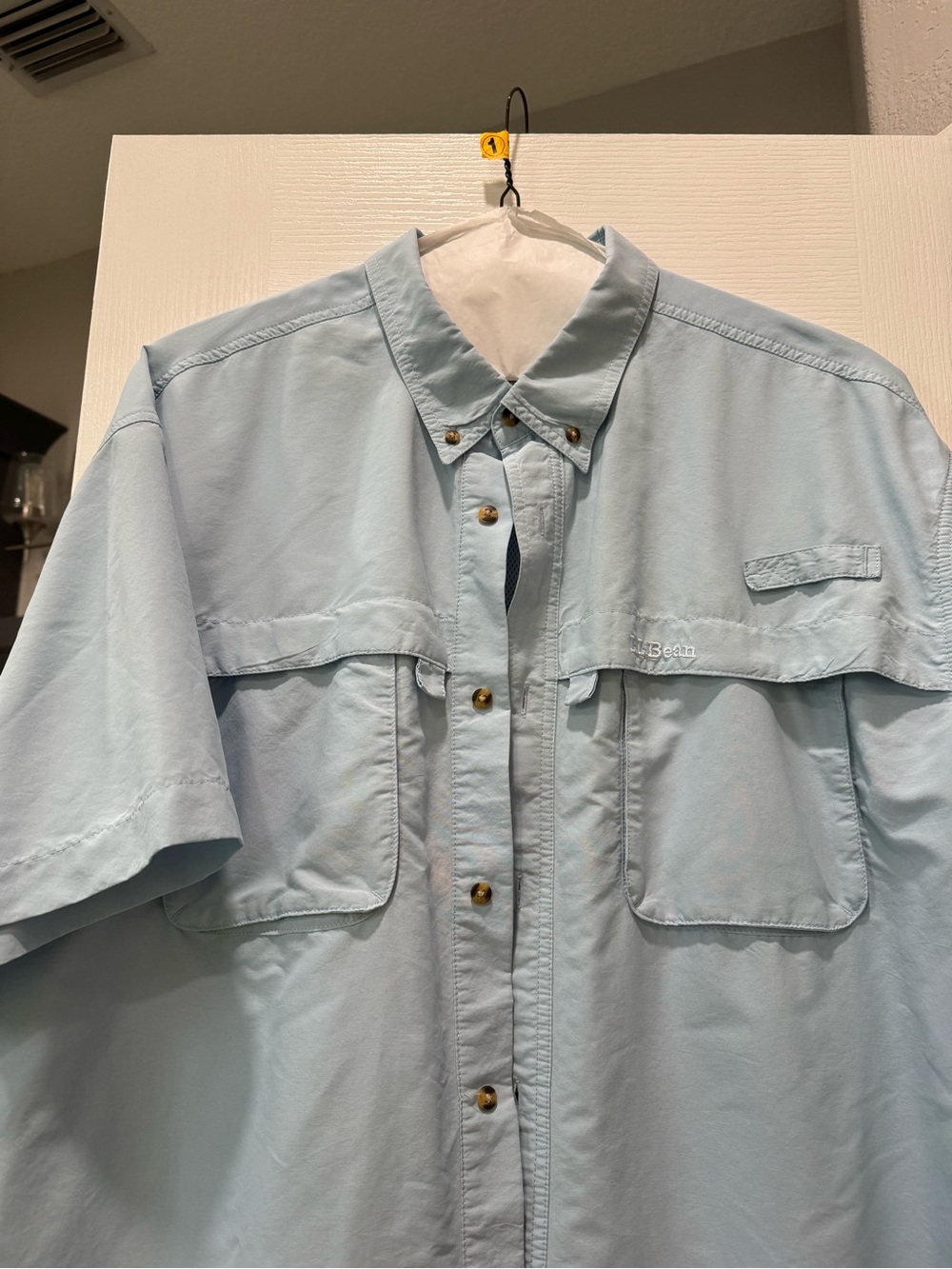 Fisherman light blue shirt